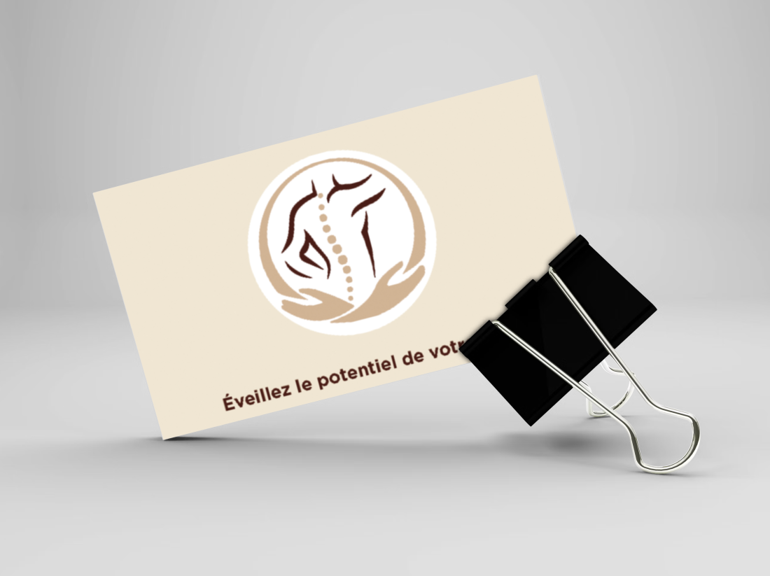 Carte de visite vernis selectif en relief