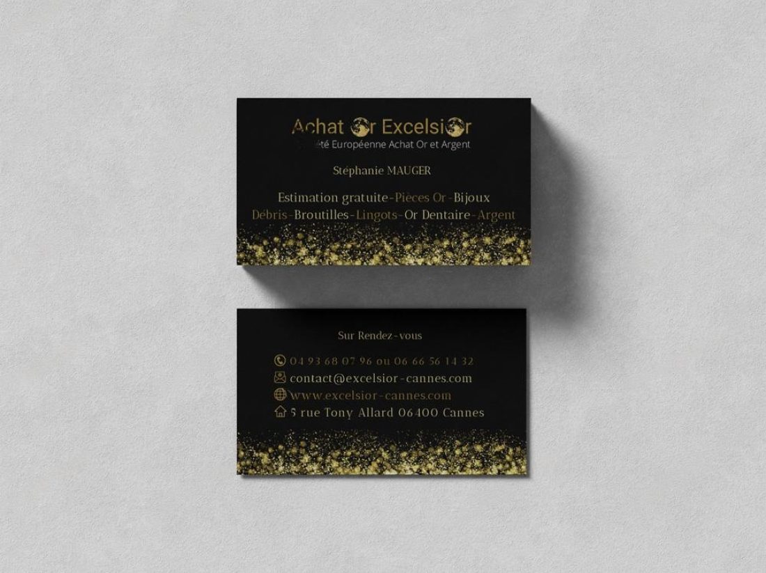 Carte de visite finition dodure